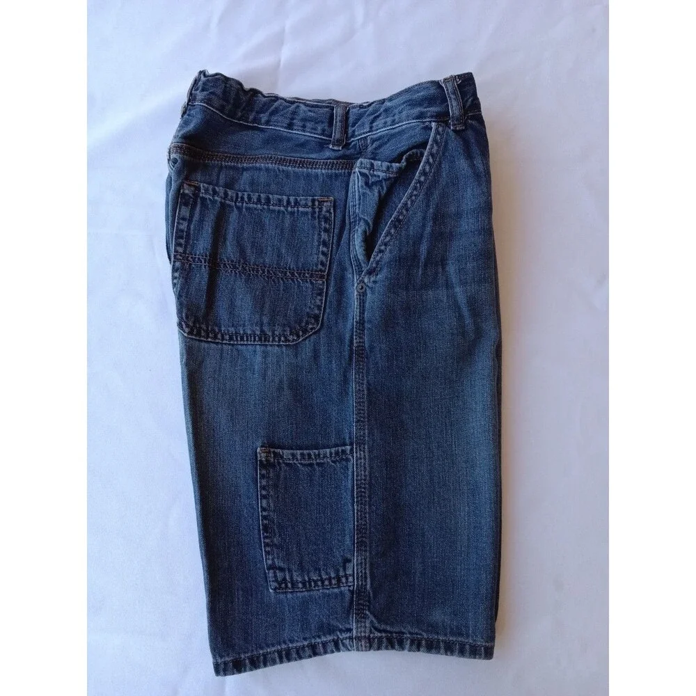 Boys Denim blue jeans husky short the children place size 12H